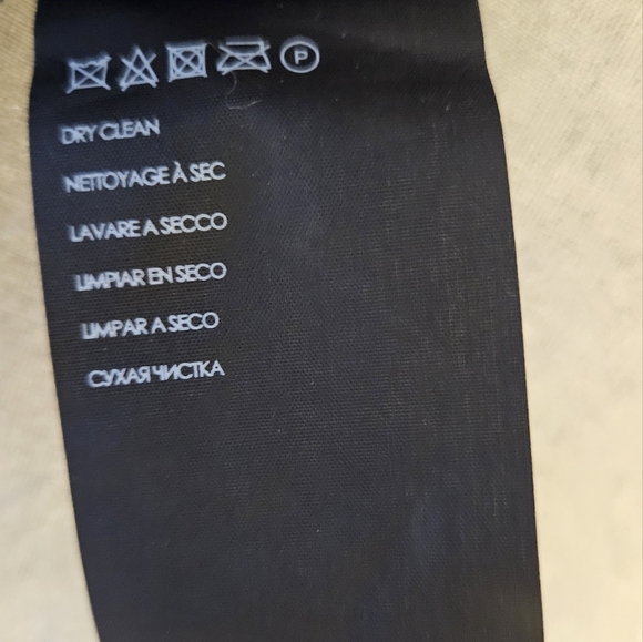 Club monaco - navy work pants - button/overlap fold detailing - size 00 - Picture 6 of 6